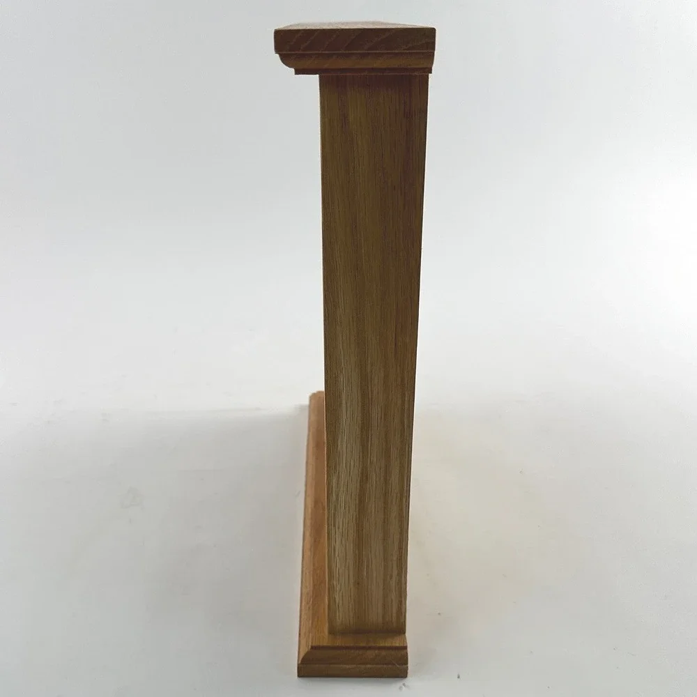 Golf Ball Display Case‎ Oak 25 Slots Balls Brown Wood Holder Rack Green Felt